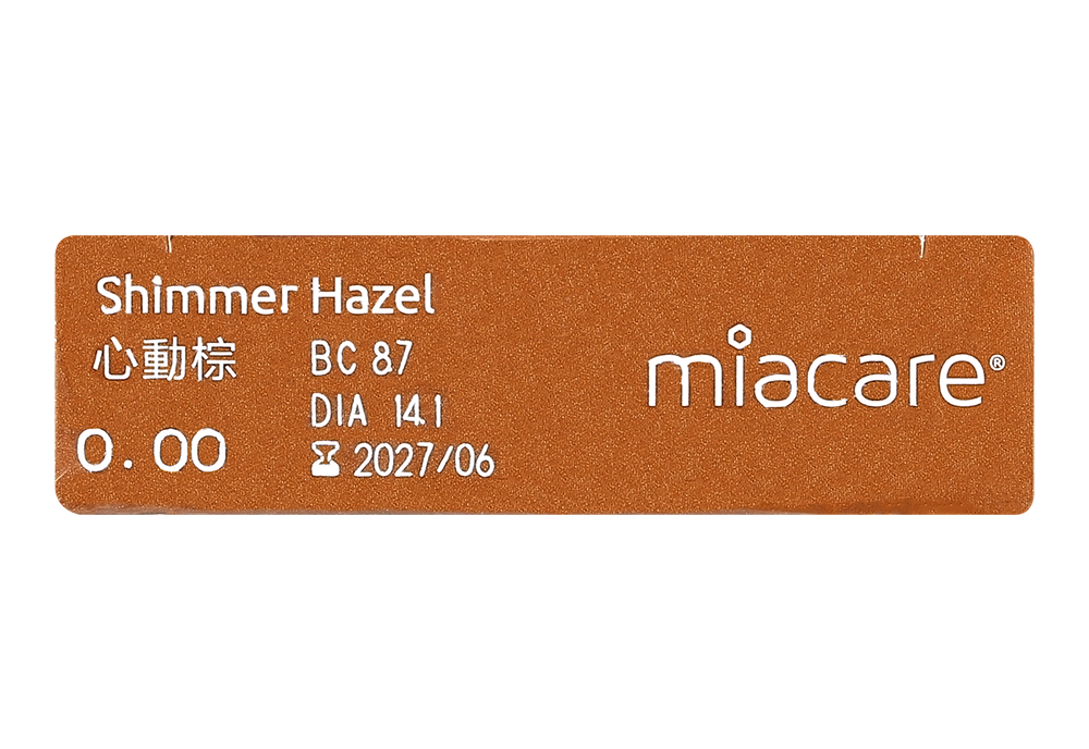 ミアケア シマー デイリー レンズデータ